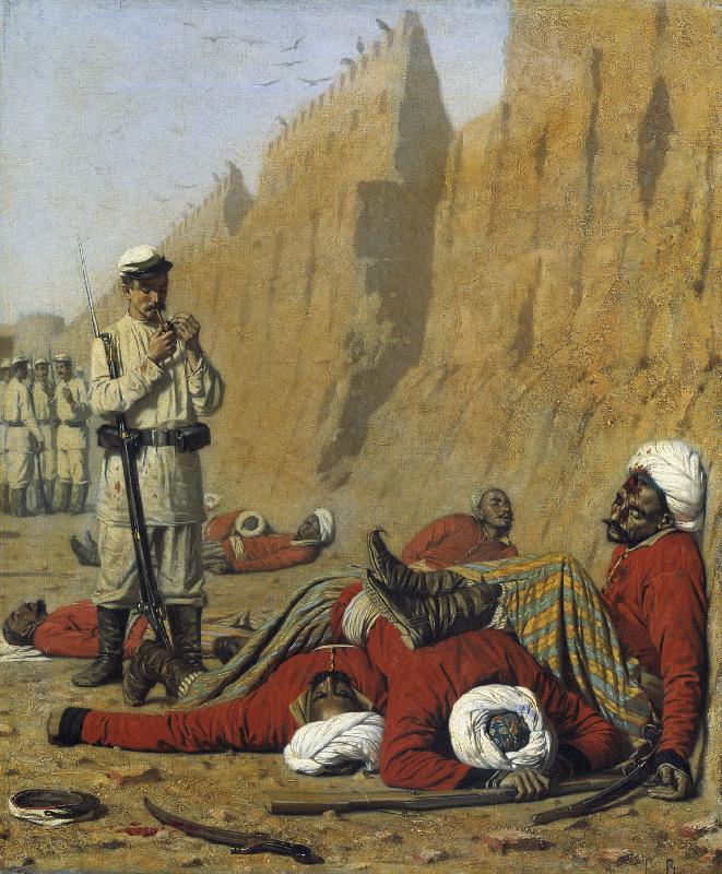 Vasily Vereshchagin After the failure of oil painting image